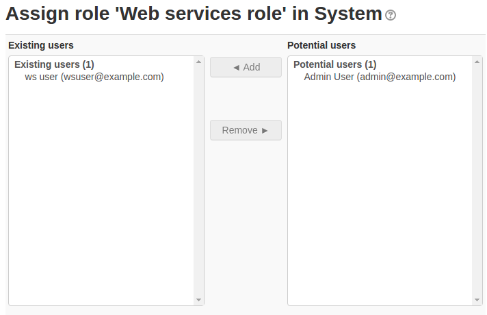 Plugin configuration